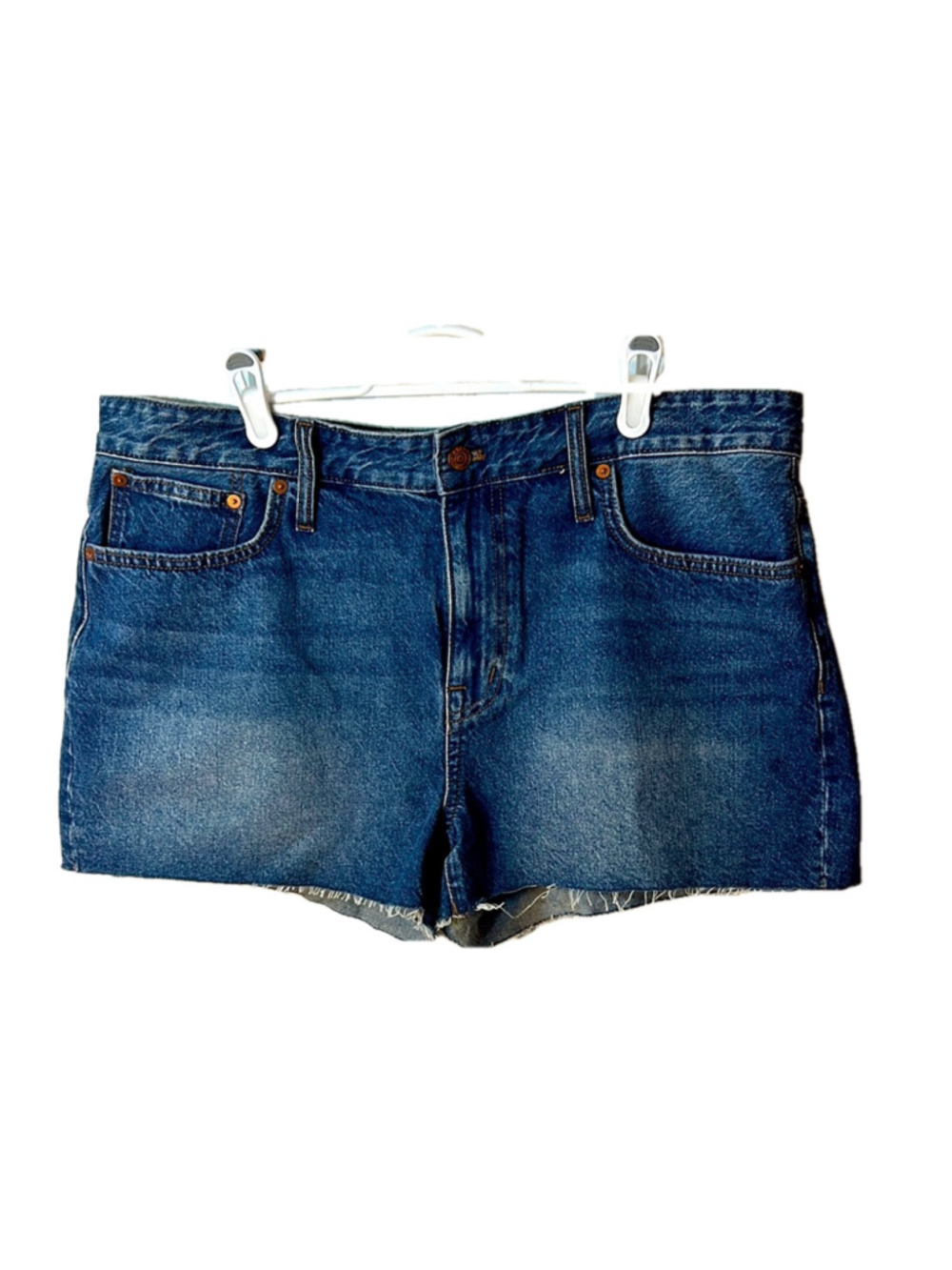 Madewell relaxed Denim Blue Women's Shorts size 32